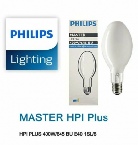 Лампа МГЛ  Philips Master HPI Plus 400w/645 BU E40Лампа МГЛ  Philips Master HPI Plus 400w/645 BU E40