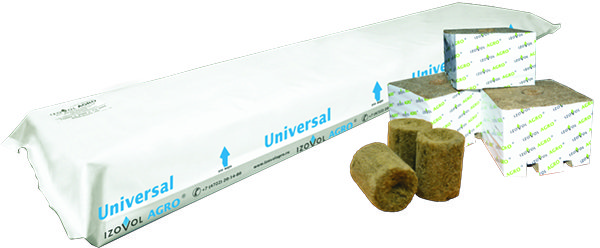 Поступление минераловатного  субстрата  IZOVOL AGRO