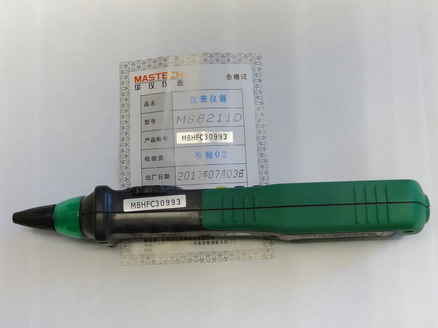 Цифровой мультиметр щуп Mastech MS8211DЦифровой мультиметр щуп Mastech MS8211D