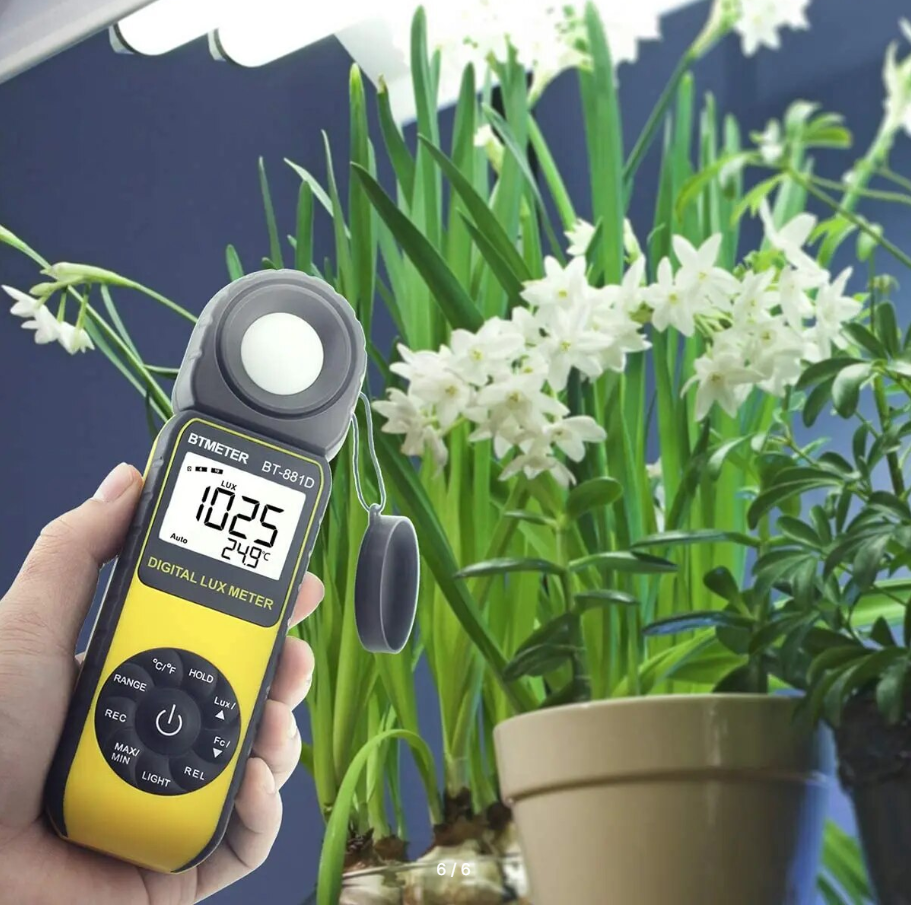 Цифровой измеритель освещенности BTMETER BT-881DЦифровой измеритель освещенности BTMETER BT-881D