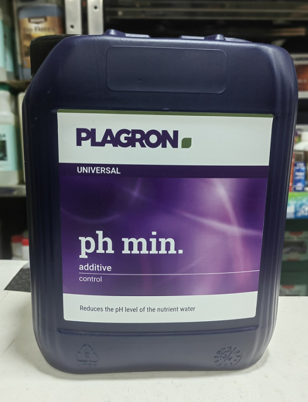 Регулятор pH min Plagron 5 литровРегулятор pH min Plagron 5 литров