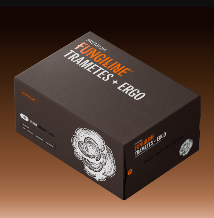 TRAMETES + ERGO • 100 капсулTRAMETES + ERGO • 100 капсул